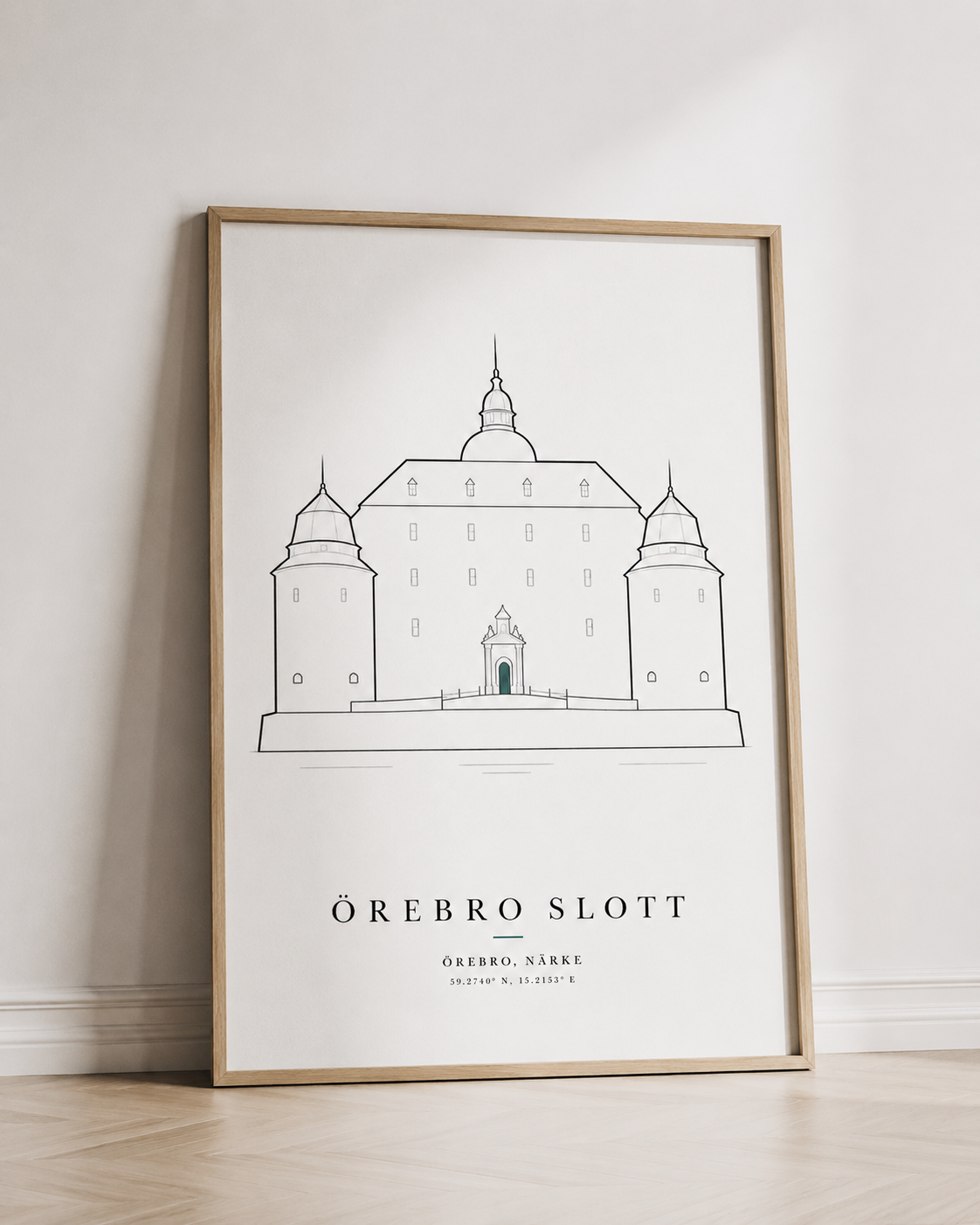 Inramad District Studio-poster: Örebro Slott